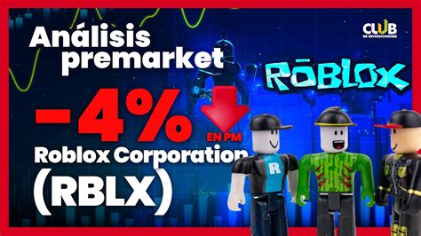 Pre-market tends to be more volatile due to significantly lower volume as most investors only trade between standard trading hours. . Roblox premarket